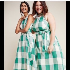 Anthropologie Greta Gingham Dress